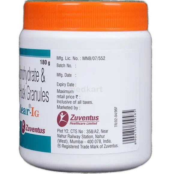 gutclear ig powder 180 gm